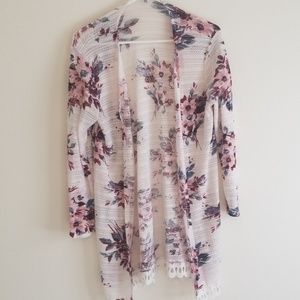 Floral cardigan